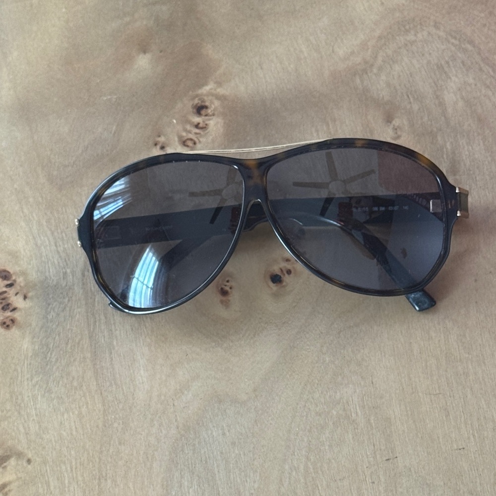 Yves Saint Laurent Tortoise Shell Sunglasses